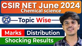 CSIR NET Chemistry June 2024 Marks Distribution  CSIR NET June 2024 Chemical Science Marks Analysis [upl. by Gant]