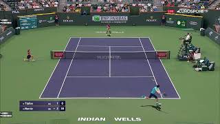 Tiafoe vs Norrie INDIAN WELLS 2023 Quater Final  Tennis Elbow 2013 [upl. by Arlo]