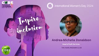 IWD 2024  AndreaMichelle Donaldson [upl. by Hailee736]