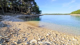 beach Zlatna uvala Mali Lošinj island Lošinj Croatia [upl. by Scholem]