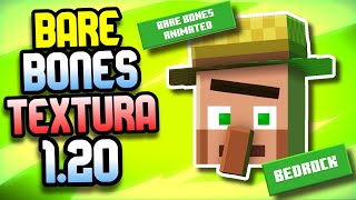 Como INSTALAR Bare Bones en MINECRAFT PE BEDROCK 120 [upl. by Nana]