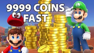 Super Mario Odyssey  How To Get 9999 Coins Fast [upl. by Anoval13]