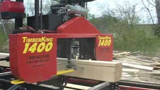 TimberKing 1400 Portable Sawmill Features and Benefits [upl. by Ellirehs]