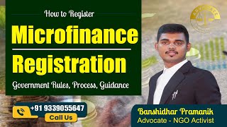 How to start Microfinance Business in Kolkata West Bengla  Microfinance Company Registration Proces [upl. by Tergram]