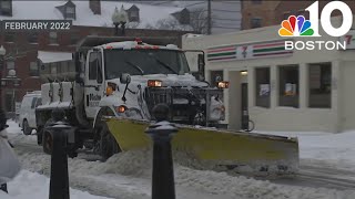 Boston prepares for Tuesdays noreaster [upl. by Anne-Marie]