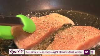 RECETA  Salmon al Sarten [upl. by Reis]