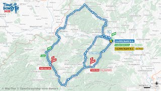 Tour de Hongrie  2022  4 szakasz Kazincbarcika–Kazincbarcika 177 km [upl. by Anauqahs674]