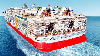 Top 5 LARGEST Cruise Ships in 2024 [upl. by Kassab648]