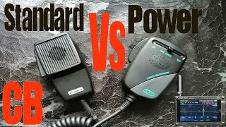 Enthusiastic Steve Standard Vs Power CB Microphone test What do you think [upl. by Dosh388]