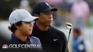 Tiger and Charlie Woods team up at PNC Championship ProAm  Golf Central  Golf Channel [upl. by Gapin]