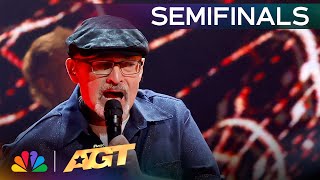 Richard Goodall Sings An INCREDIBLE Cover Of quotEye of the Tigerquot by Survivor  Semifinals  AGT 2024 [upl. by Nimocks]