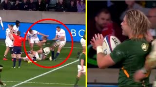 Review Faf de Klerk gets yeeted vs England [upl. by Henebry511]