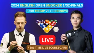 Judd Trump Vs Liu Hongyu LIVE Score UPDATE Today Day 1 English Open Snooker 132 Finals Sep 16 2024 [upl. by Madalena710]