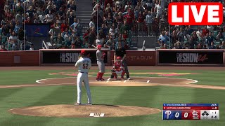 MLB LIVE🔴 Philadelphia Phillies vs StLouis Cardinals  10th April 2024  MLB Full Game  MLB 24 [upl. by Saito]