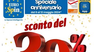 Volantino 🗞 EUROSPIN dal 6 al 12 MAGGIO 2024 [upl. by Adidnere]