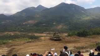 10032014 20th MechInf Div demonstration  K21 IFV Iivefire [upl. by Basilio]