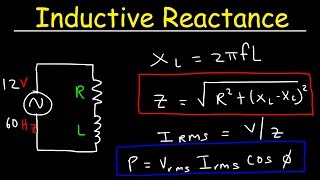 Inductive Reactance Impedance amp Power Factor  AC Circuits  Physics [upl. by Lepp]