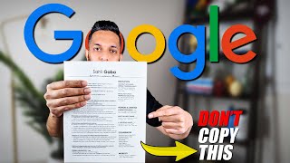 The Resume That Got Me Into Google [upl. by Gerfen117]