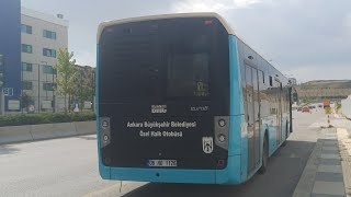 Bmc Procity TR ile arka koltuktan Gürültülü cummins sesi ve parça sesi06 HO 1126 eski 06 BNU 201 [upl. by Muhcan]