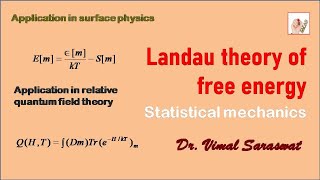 Landau theory of free energy  L40  Statistical mechanics [upl. by Macdonell436]