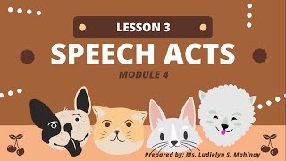 SPEECH ACTS [upl. by Berl]