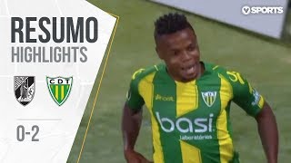 Highlights  Resumo Vitória Guimarães 02 Tondela Allianz CUP  Fase 2 [upl. by Aicilat]