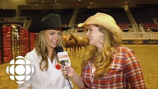 CBC LIVE Amber Marshall at the Royal Winter Fair Rodeo  Heartland  CBC [upl. by Adehsor]