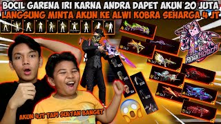 BOCIL GARENA HOKI ISENG MINTA AKUN KE ALWI KOBRA MALAH DIKASIH AKUN SULTAN BANGET [upl. by Eihctir]