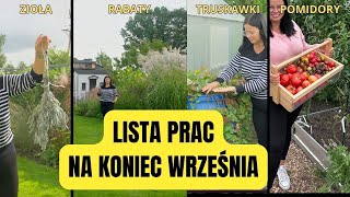 Wrzesień lista prac w ogrodzie KALENDARZ OGRODNIKA [upl. by Lawson]