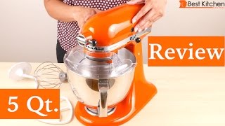 KitchenAid Artisan Series 5Quart Stand Mixer Review [upl. by Einalam322]