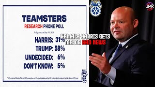 Surprising Poll Teamsters Back Trump Over Harris [upl. by Rabi906]