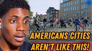 Europes Most Cycle Friendly City  Groningen Netherlands  FOREIGN REACTS [upl. by Benji799]