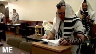 Jewish prayer in a synagogue [upl. by Pentheam]