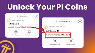 how to unlock pi coins  how to move pi coins to available balance  how to unlock locked pi coin [upl. by Atinoj467]