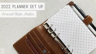 2022 Functional Planner Set Up  Filofax Personal Planner [upl. by Tench]