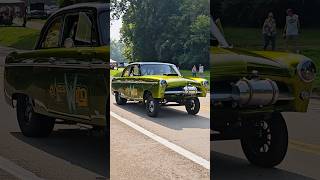 Willys Aero Ace Gasser Drive By Engine Sound Cruisin Hines 2024 [upl. by Paluas]