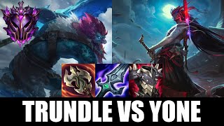 Trundle Top vs Yone Season 14 [upl. by Daahsar230]