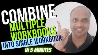 How to Combine multiple workbooks into single workbook [upl. by Corson]