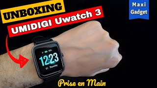 UMIDIGI Uwatch 3 Déballage Prise en Main Montre Connectée 5 ATM [upl. by Marguerita]