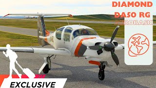 XPlane 12  Aerobask Diamond DA50 RG [upl. by Sremlahc166]