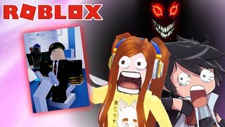 ROBLOX INDONESiA  AZUYA amp ViNA KETEMU HANTU Di PESAWAT 😂 [upl. by Dnaletak568]