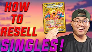 How To Resell Pokemon Card Singles for PROFIT [upl. by Ashraf]