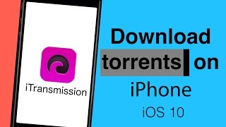 How To Download Torrents On iPhone iOS 101031 [upl. by Crosse827]