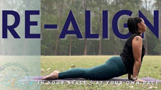 25min Yoga Flow to Realign  A grounding yoga flow for resetting and realigning with the self [upl. by Diann]