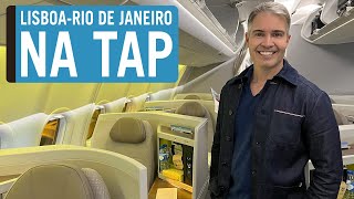 LISBOARIO DE JANEIRO NA CLASSE EXECUTIVA DO A330900NEO DA TAP [upl. by Drisko]