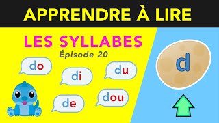 🔵🔴 Syllabes avec la lettre D DO DI DU DE DOU DOI  Apprendre à lire maternelle  CP  IEF [upl. by Agan]