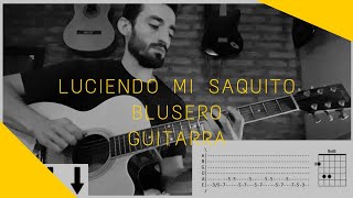 GUITARRA  Luciendo Mi Saquito Blusero  La Renga Guitarra covertutorial Martin Lopez [upl. by Tonl]