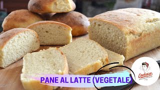 Pane al Latte Fatto in Casa Ricetta Facile e Veloce della Migliore Cucina Vegana [upl. by Odnalro]