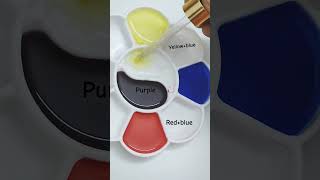 How to make colors from primary colors satisfying shorts asmr clayart colormixing art [upl. by Kincaid]