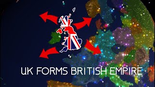 Forming the BRITISH EMPIRE  Roblox Rise of Nations [upl. by Thorner]